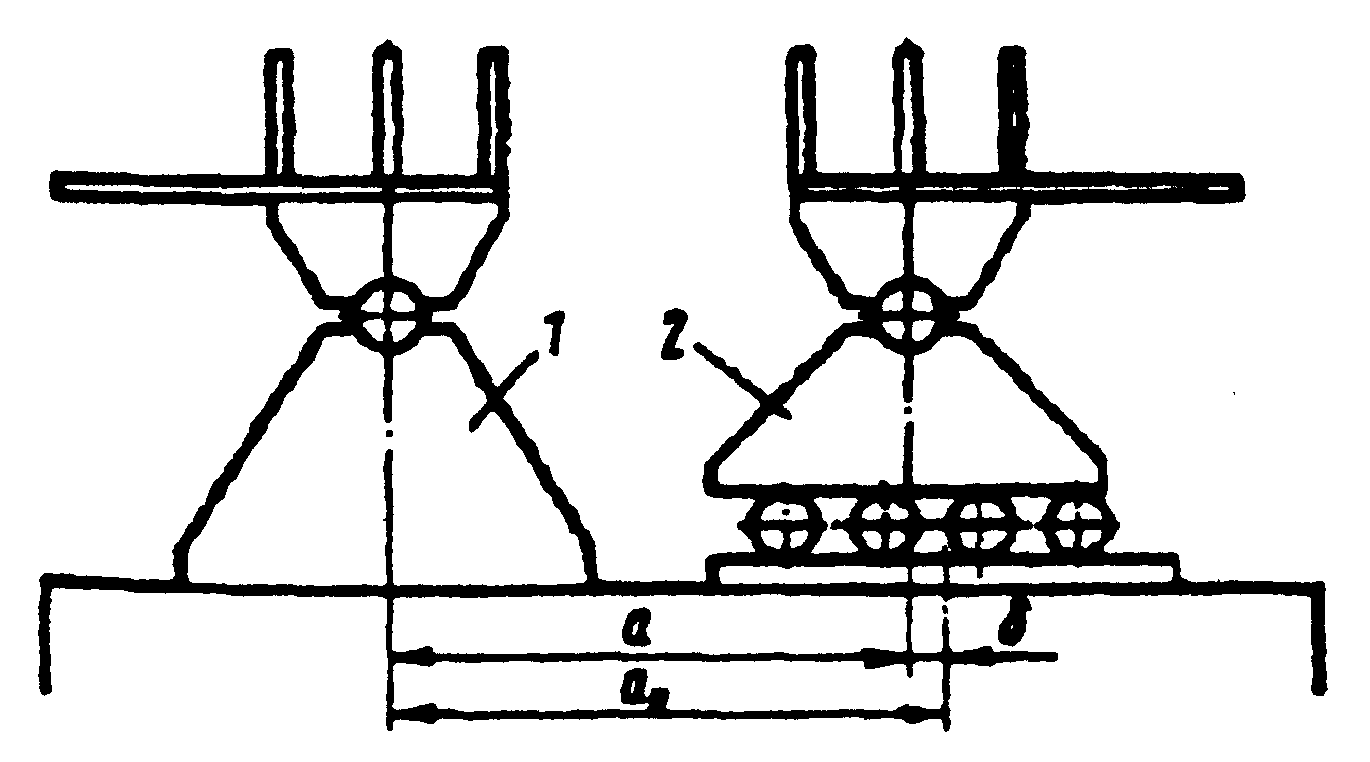 ЦП-628 рис 8.1. Схема перемещения подвижной опорной части