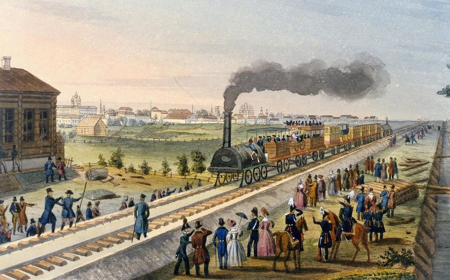 Первая железная дорога России - Царскосельская железная дорога Первая железная дорога России - Царскосельская железная дорога